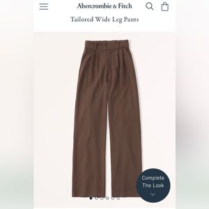 Abercrombie Tailored Wide Leg Pants